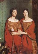 Theodore Chasseriau The Sisters of the Artist France oil painting artist